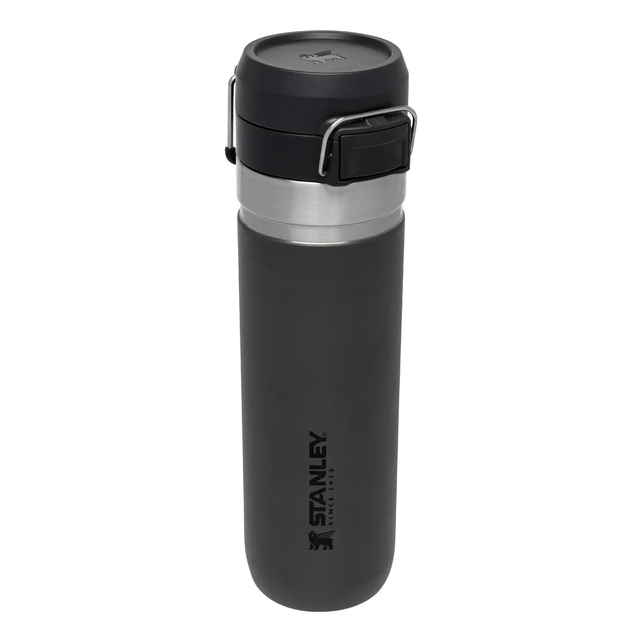 Quick Flip Water Bottle 0,7 l, Charcoal, Vakuumisolierung, Sicherheitsverschluss - 4