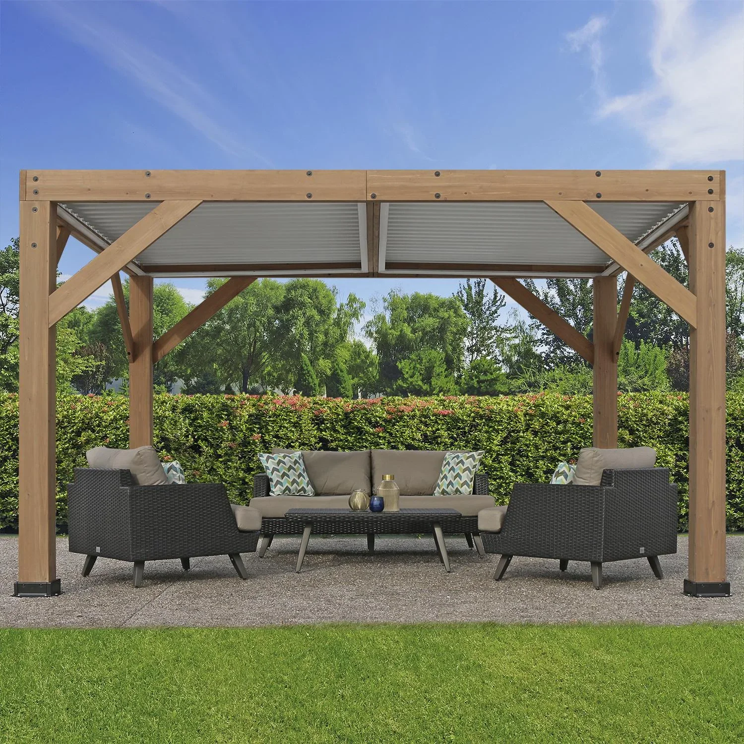 Pergola Karl mit Lamellendach - 2
