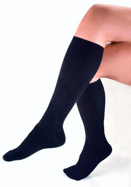 Stützkniestrumpf, schwarz, Größe 40/41 - 0