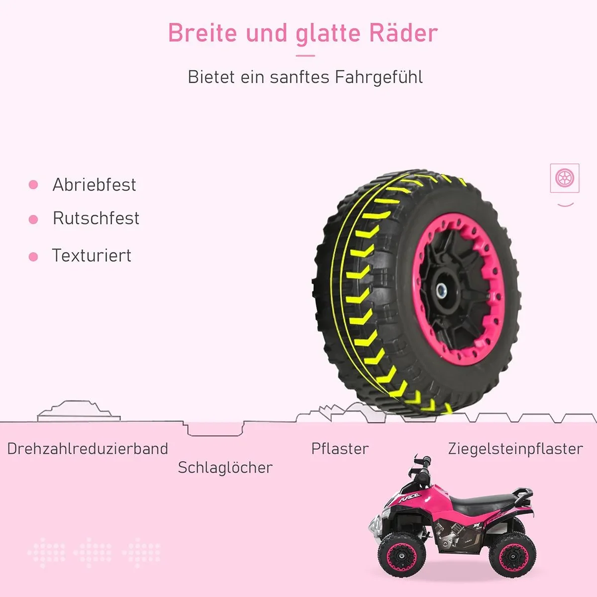 Rutscherfahrzeug mit Licht und Musik gelb - 0