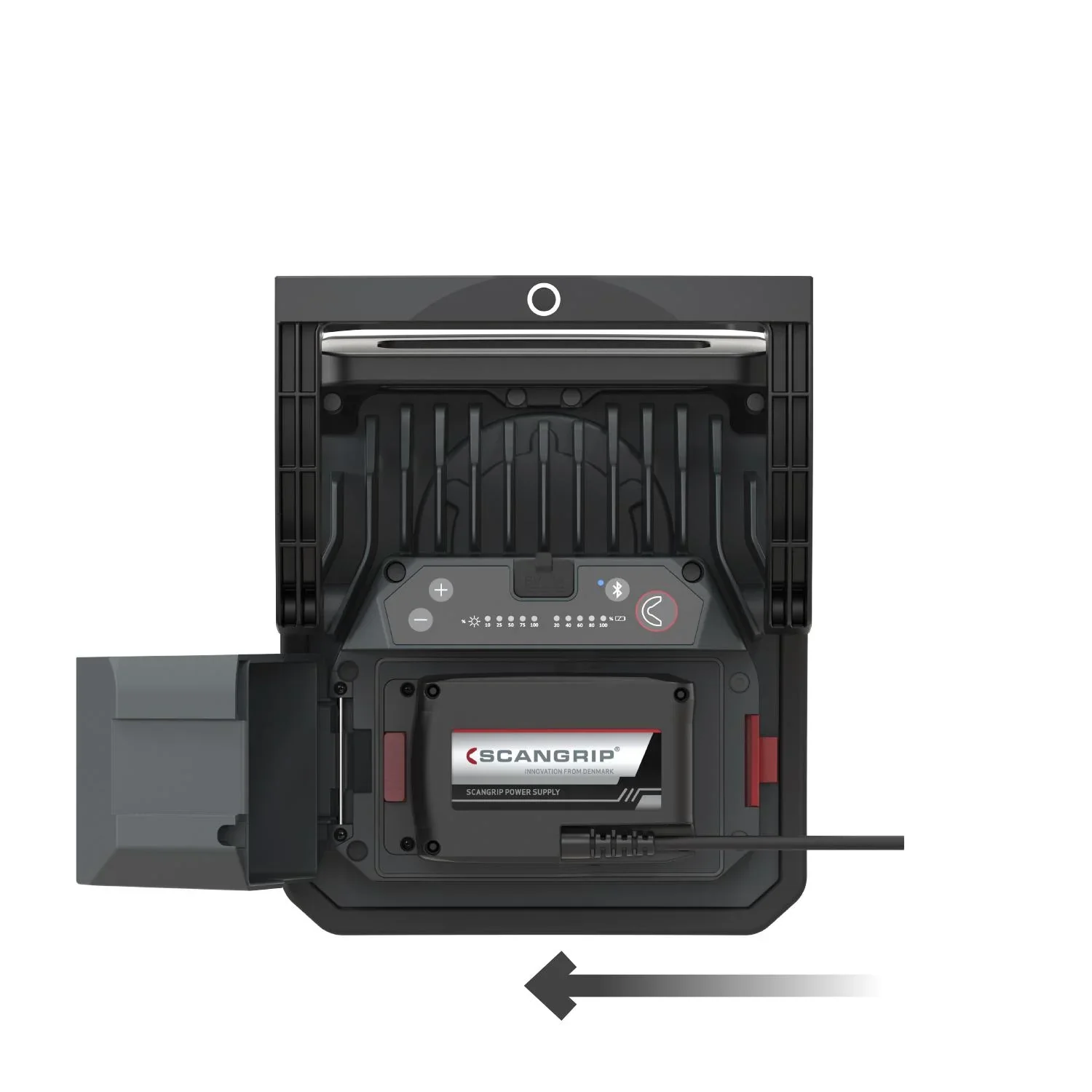 Handflutlichtstrahler NOVA 10 CAS mit abnehmbarem Diffuser L - 1