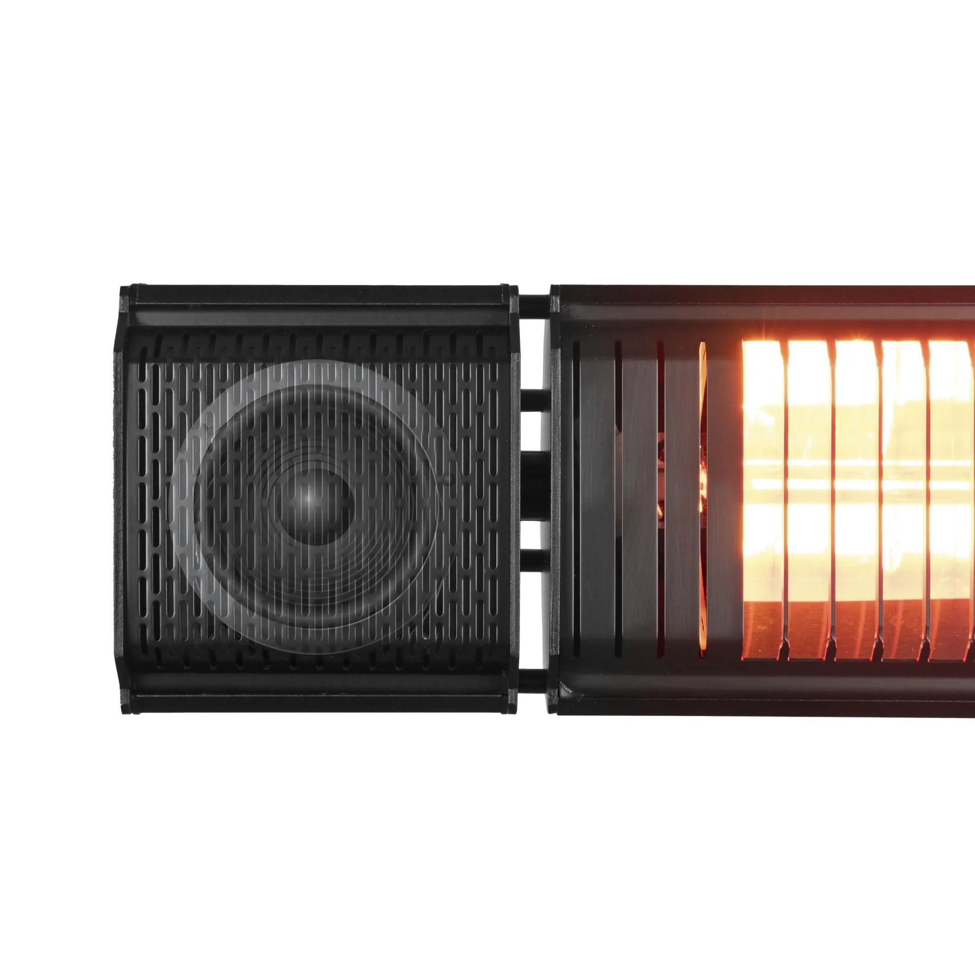 Terrassenheizer Heat and Beat, 2000 W, schwarz - 0