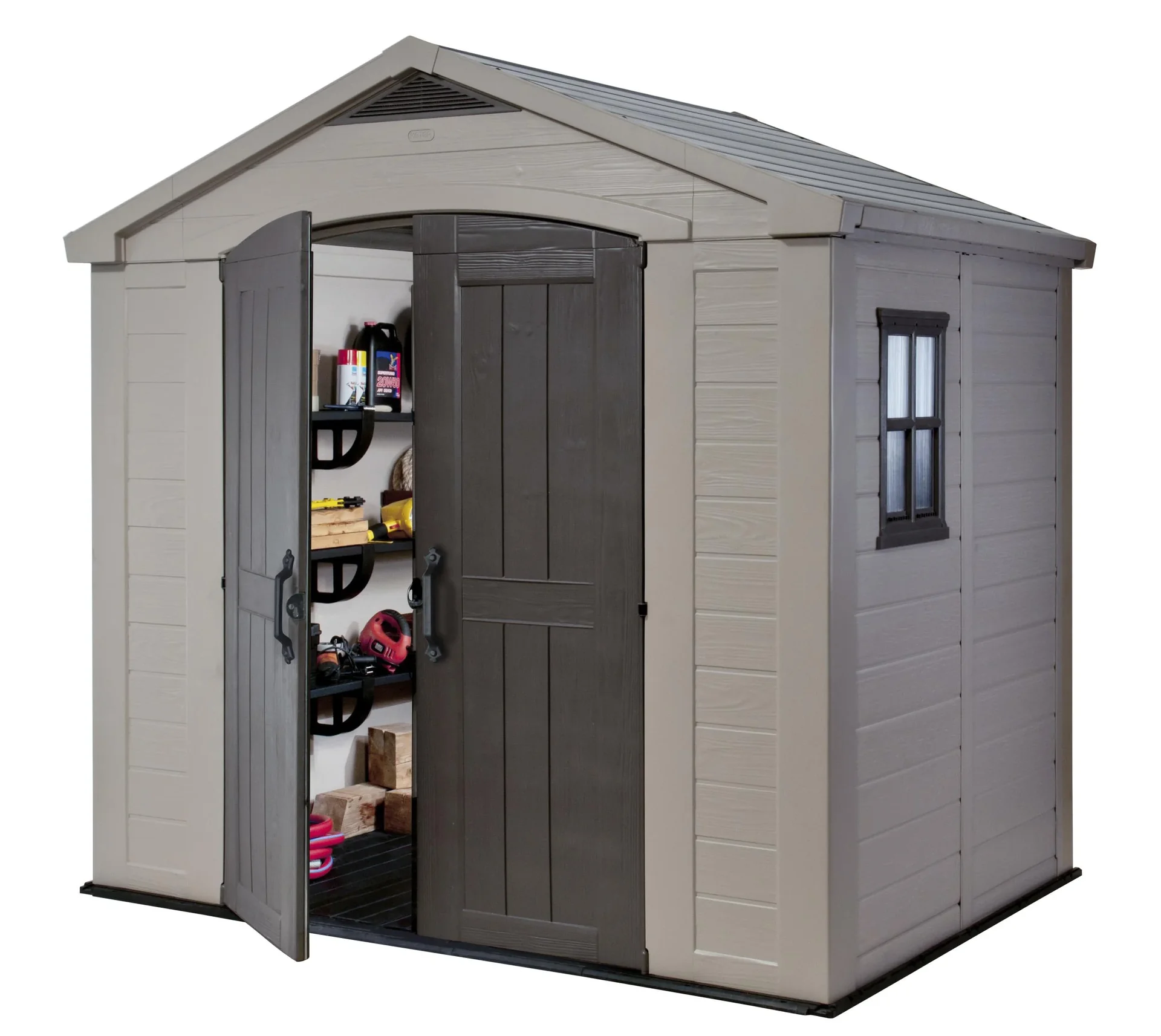 Kunststoff Gerätehaus FACTOR 6 x 3, Rauminhalt 3,1 m³ - 1