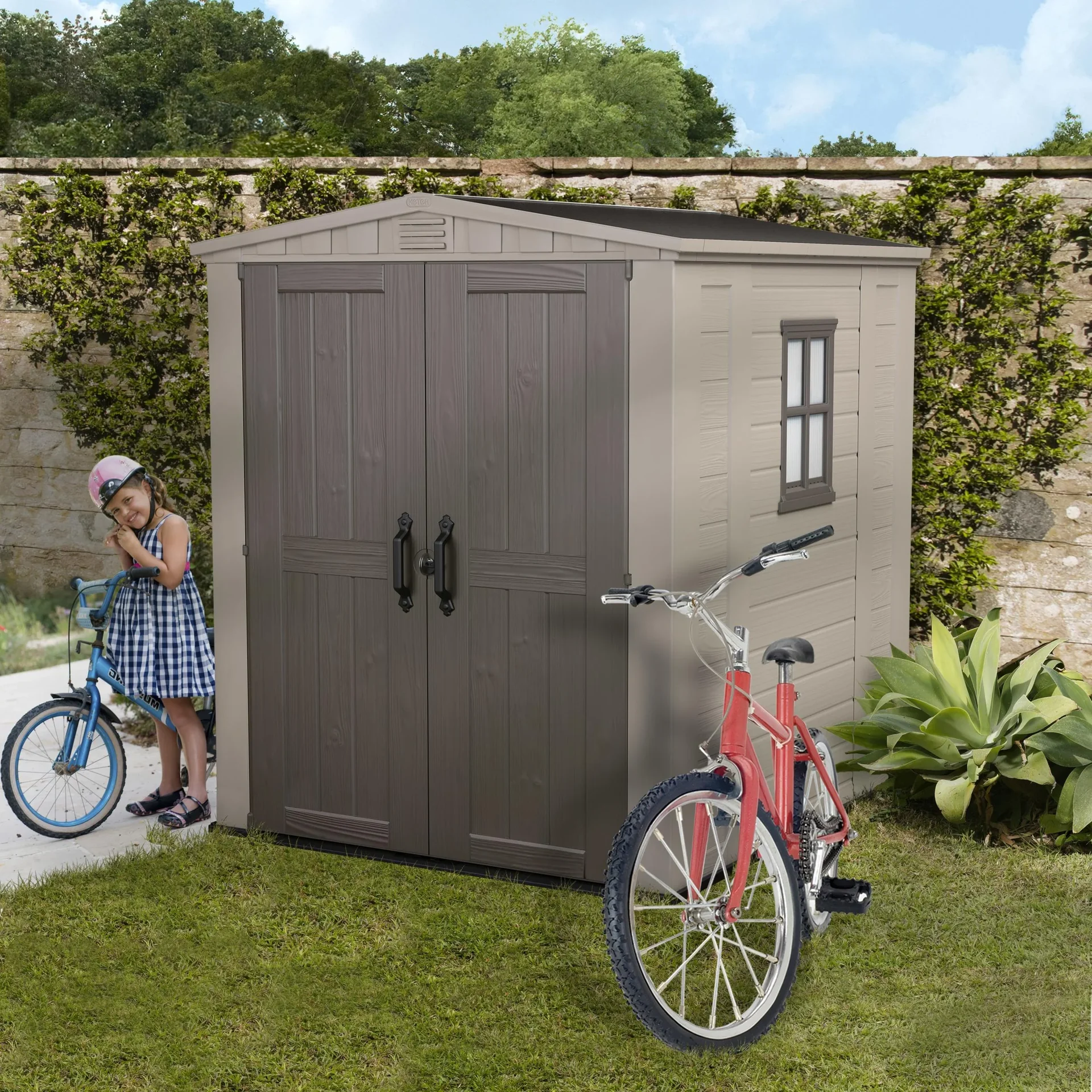 Kunststoff Gerätehaus FACTOR 6 x 3, Rauminhalt 3,1 m³ - 6