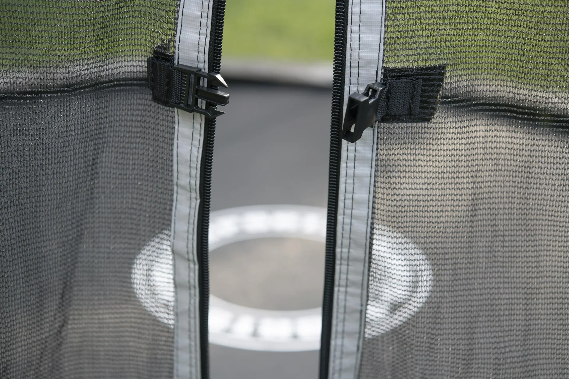 Trampolin Ø244 cm schwarz - 6