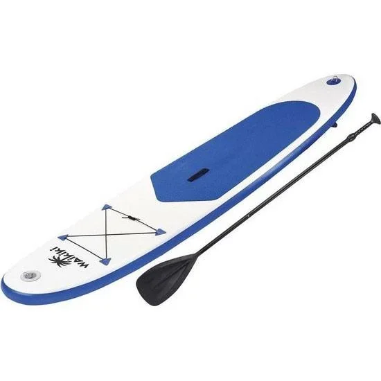 Wakiki Sup Board Anfänger 305 cm - 6-teiliges Set - Blau weiß - 2