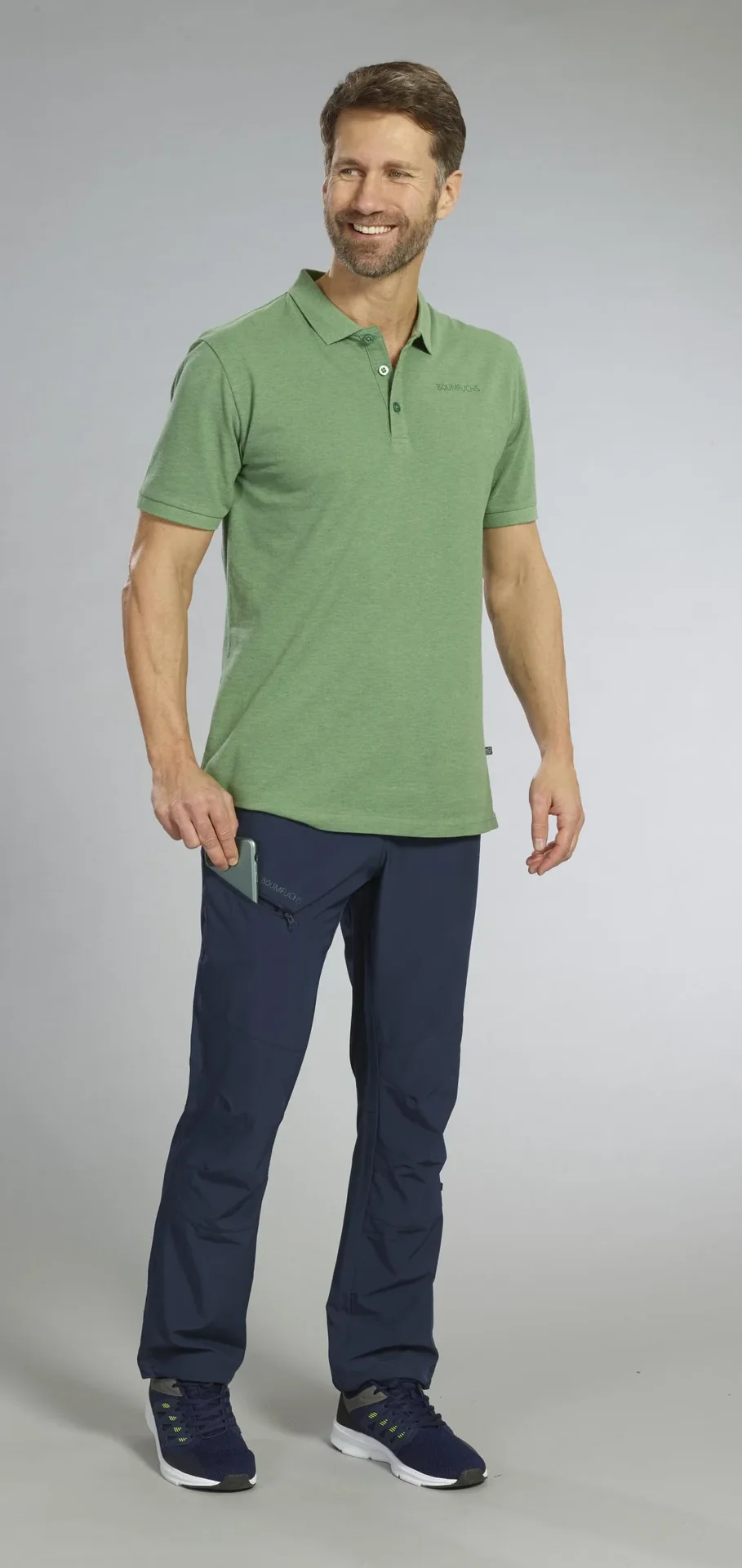 Outdoorhose Stretch, Farbe marine, Gr.48 - 2