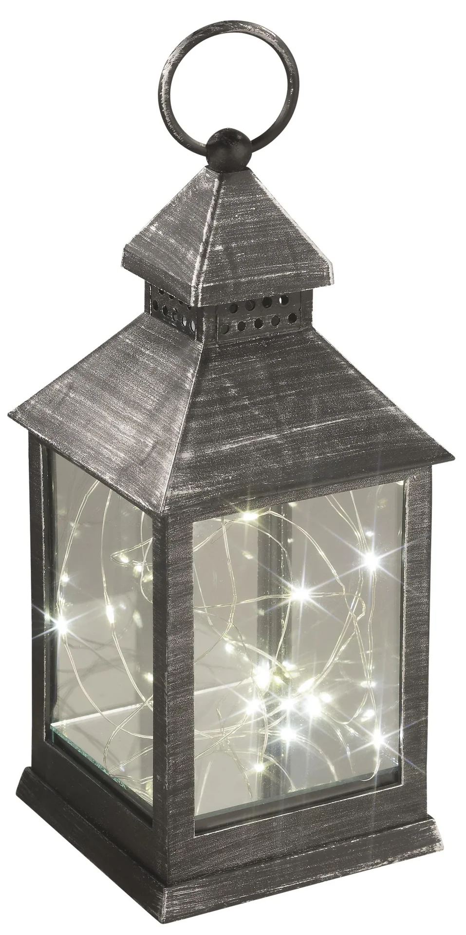 Laterne mit Mini-Lichterkette - 2