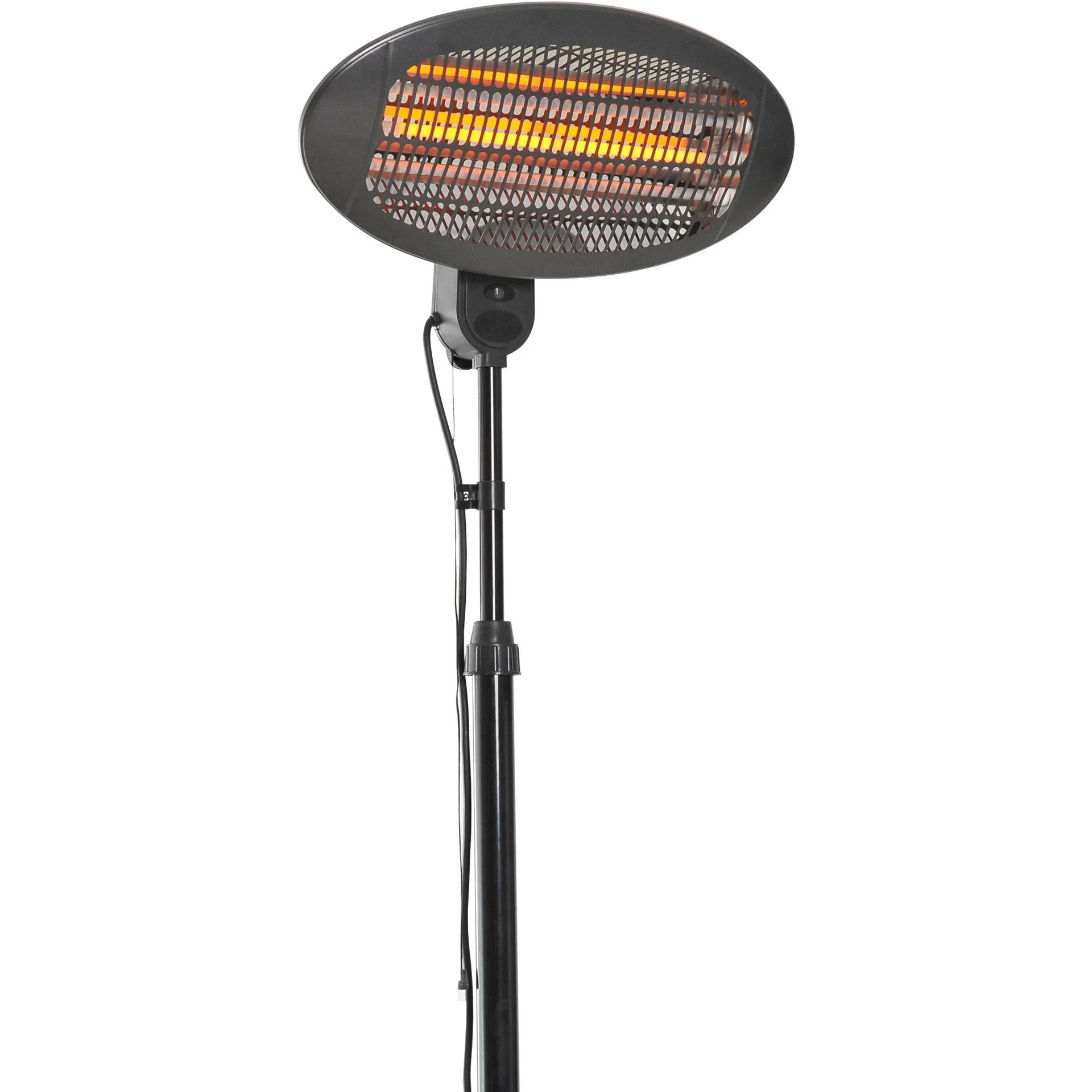 Heizstrahler Terrassenheizer elektrisch 650W/1300W/2000W L50 x B50 x H(180-210) cm - 6