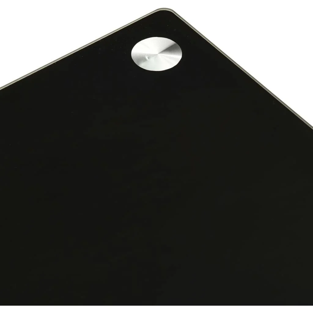 TV-Schrank 75x40x40 cm gehärtetes Glas schwarz - 2