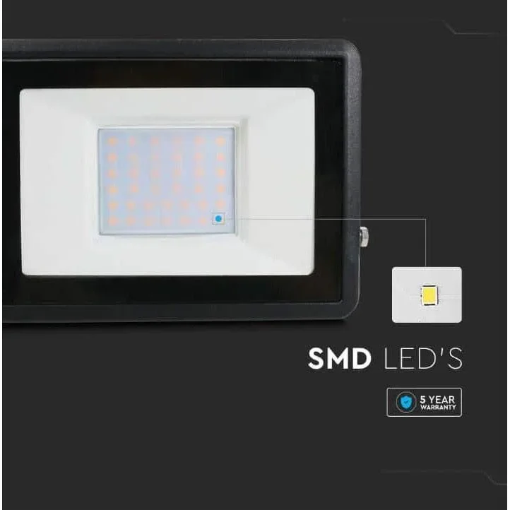 VT-138 LED-Flutlicht - 30W - 2340 Lm - 4000K - Schwarz - 1