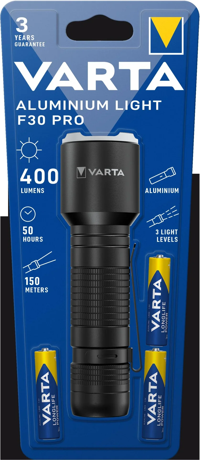 LED Taschenlampe - F30 Pro Aluminium Light, stoßfest - 0