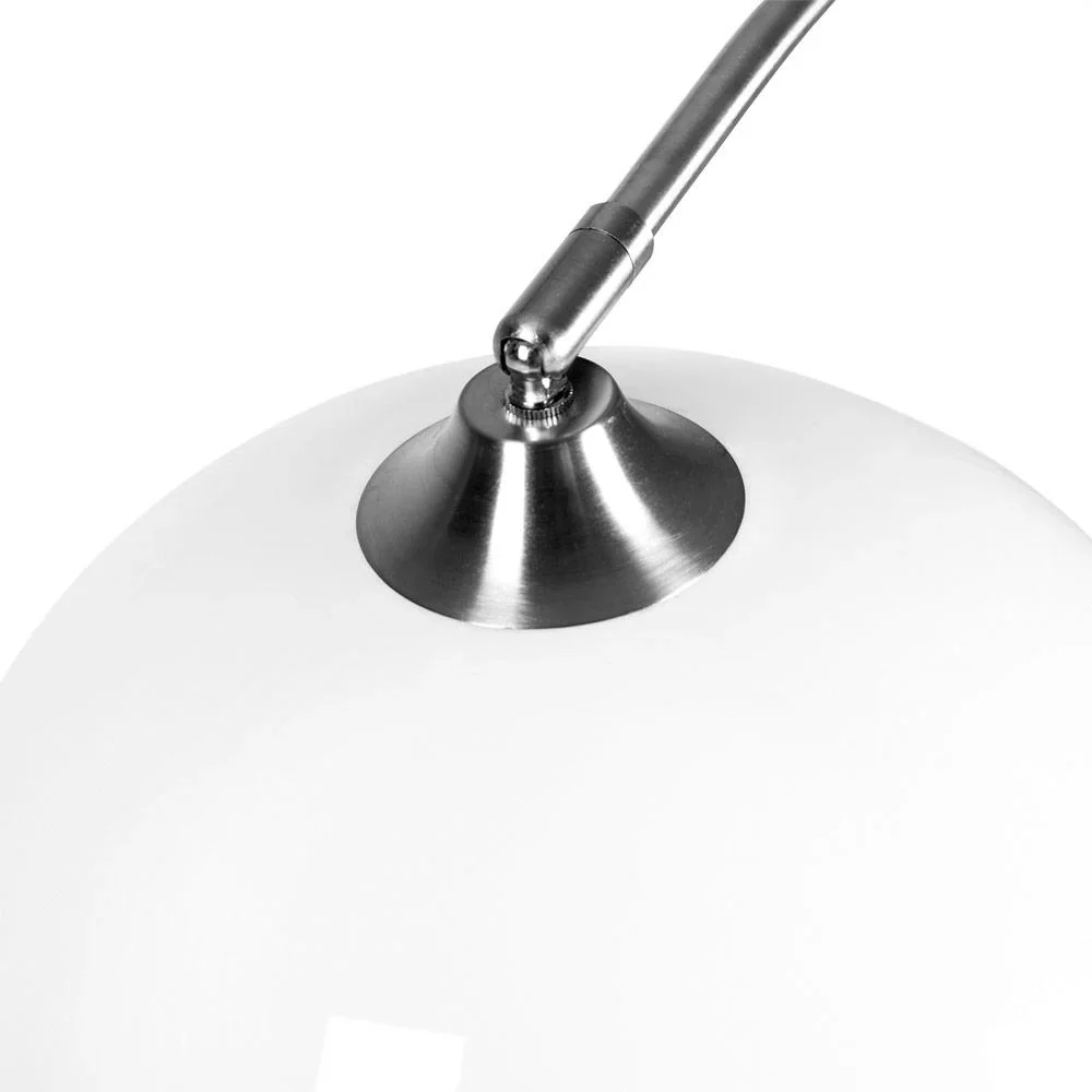 Bogenlampe -220cm verstellbar mit Marmorsockel - 5