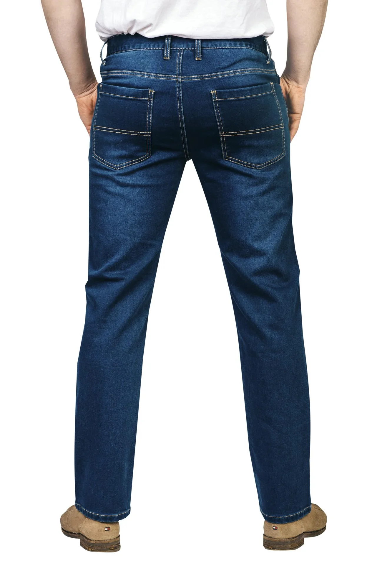 Joggpants aus Stretchdenim, Farbe bluestone, Gr. 58 - 2