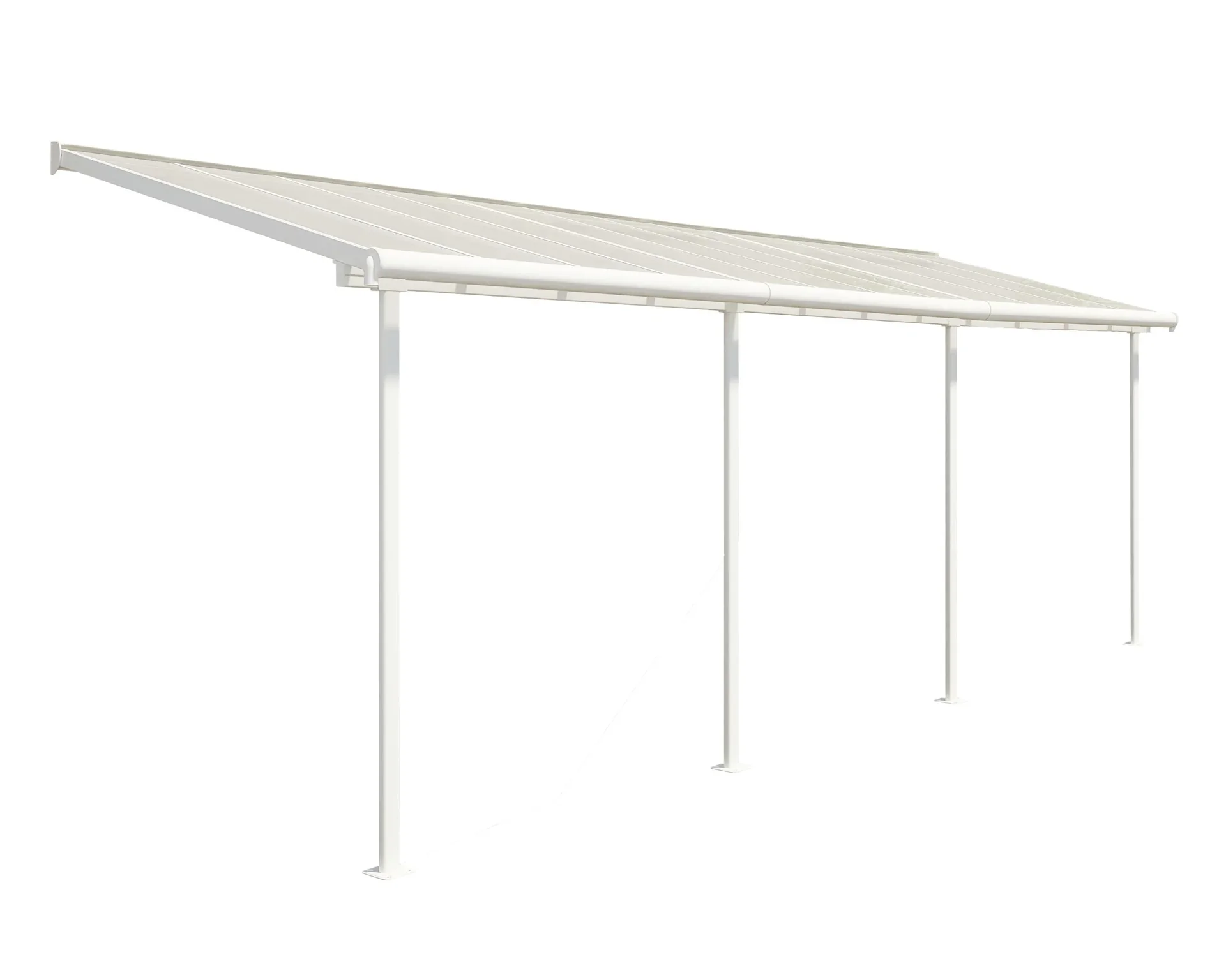 Terrassendach Sierra 230 x 670 cm weiß - 4
