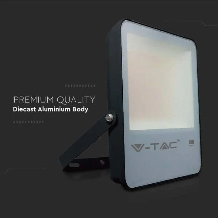 VT-52 LED-Flutlicht - 50 W - 6850 Lm - 6500K - schwarz - Extra effizient - 1
