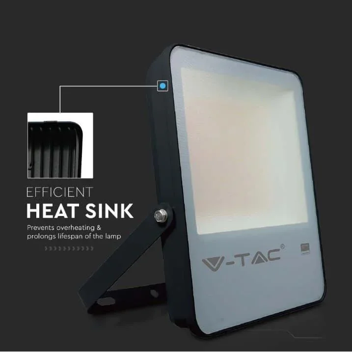 VT-52 LED-Flutlicht - 50 W - 6850 Lm - 6500K - schwarz - Extra effizient - 5