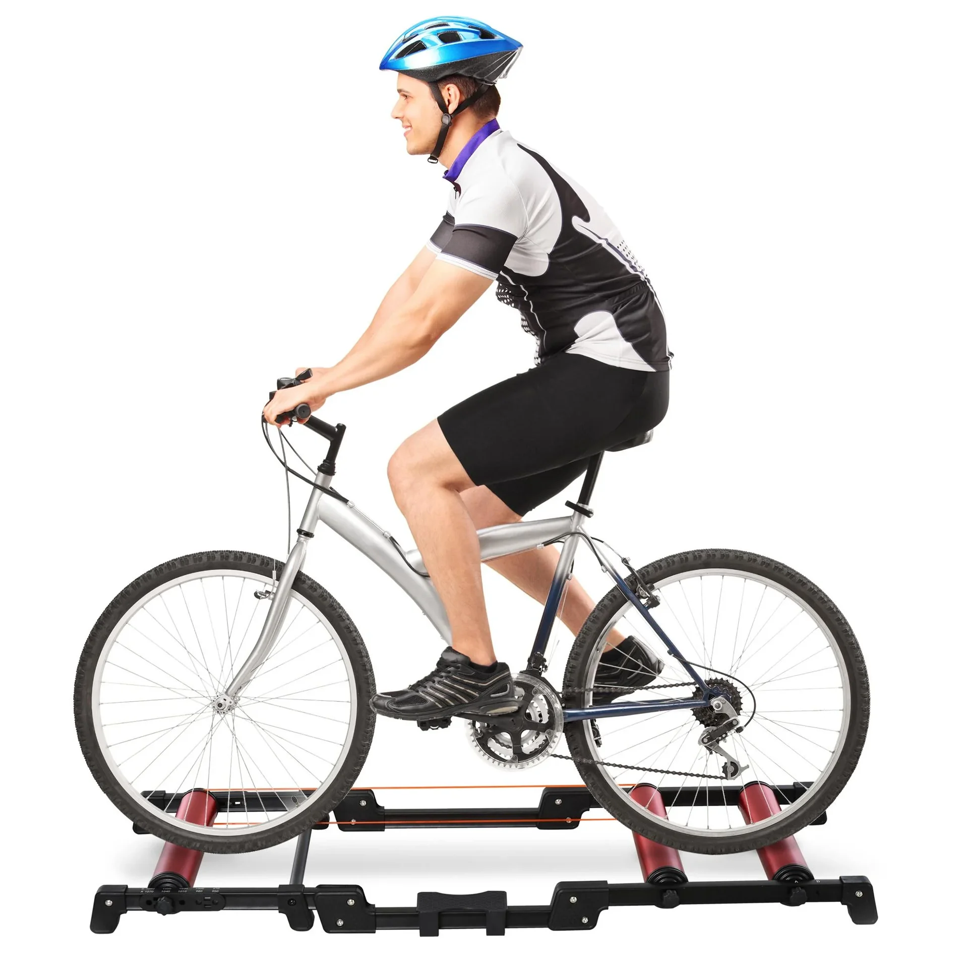 Roller Cycle Bicycle Trainer 650C 700C 26-29" Einstellbare faltbare Aluminiumlegierung - 5