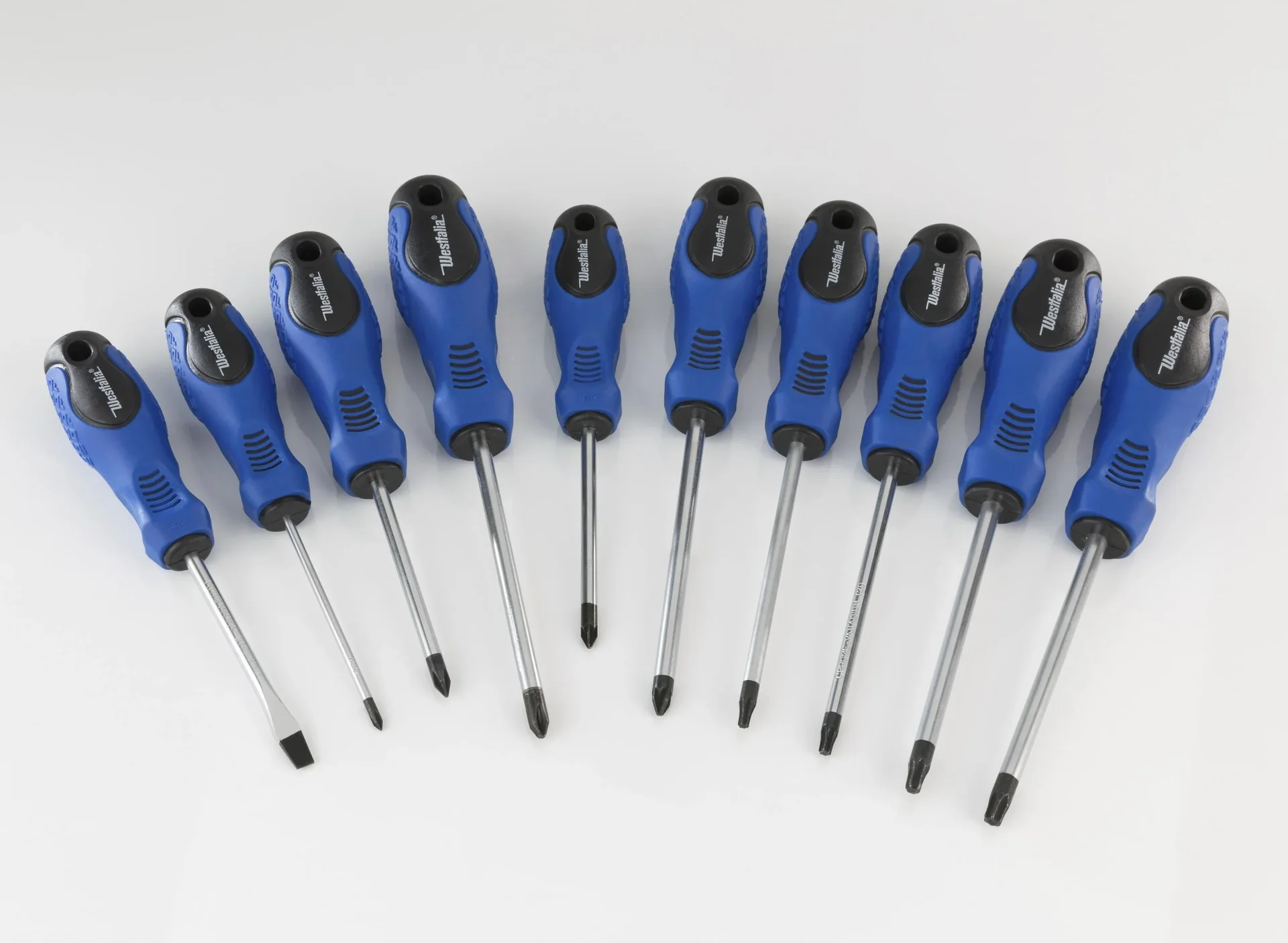 Schraubendreher Satz 10-teilig mit magnetischer Spitze - 1