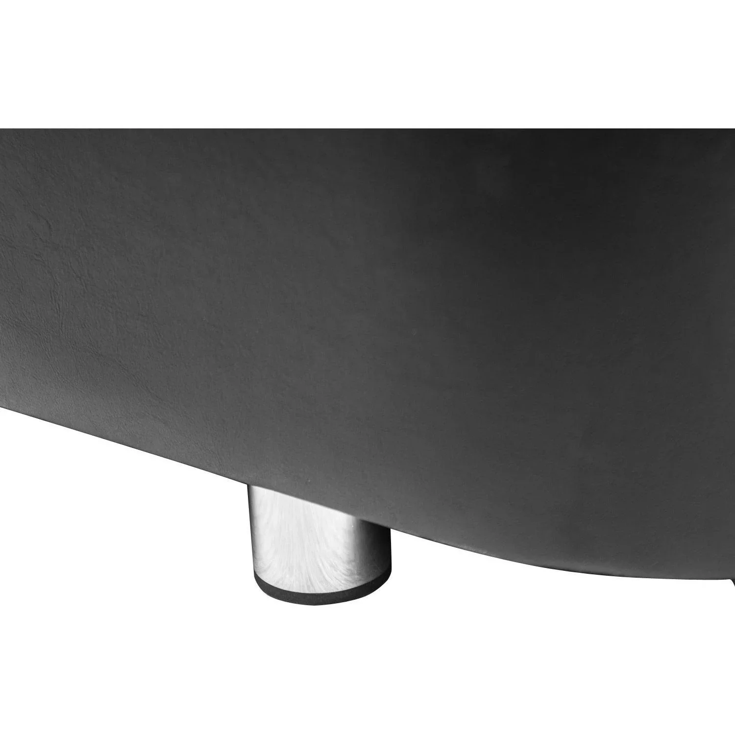Luxus Hundesofa Hundebett Kunstleder schwarz-weiss - 1