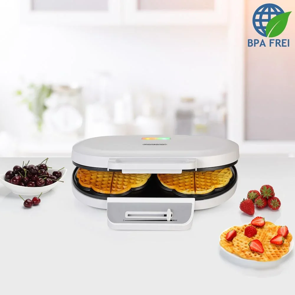 Waffeleisen - 1200 W - Herzform - 0