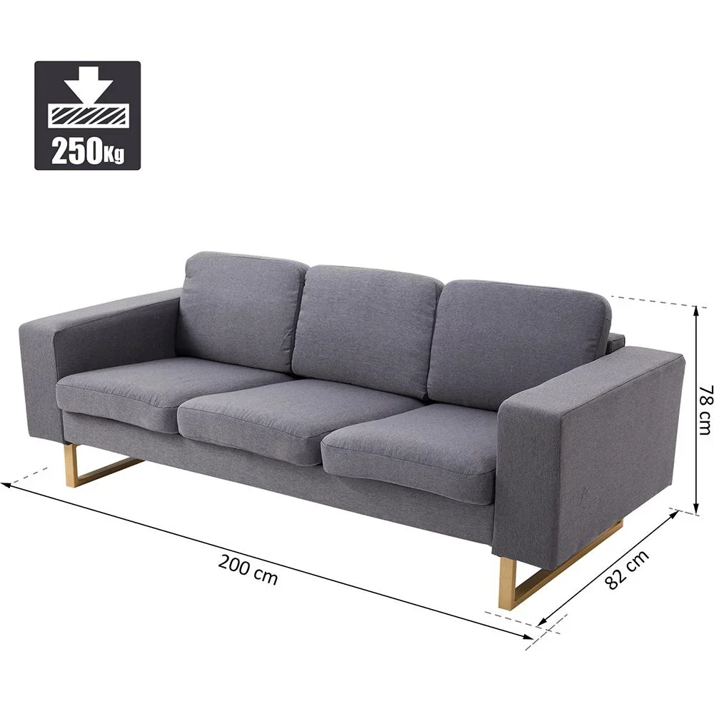 Polstersofa als 3-Sitzer - 1