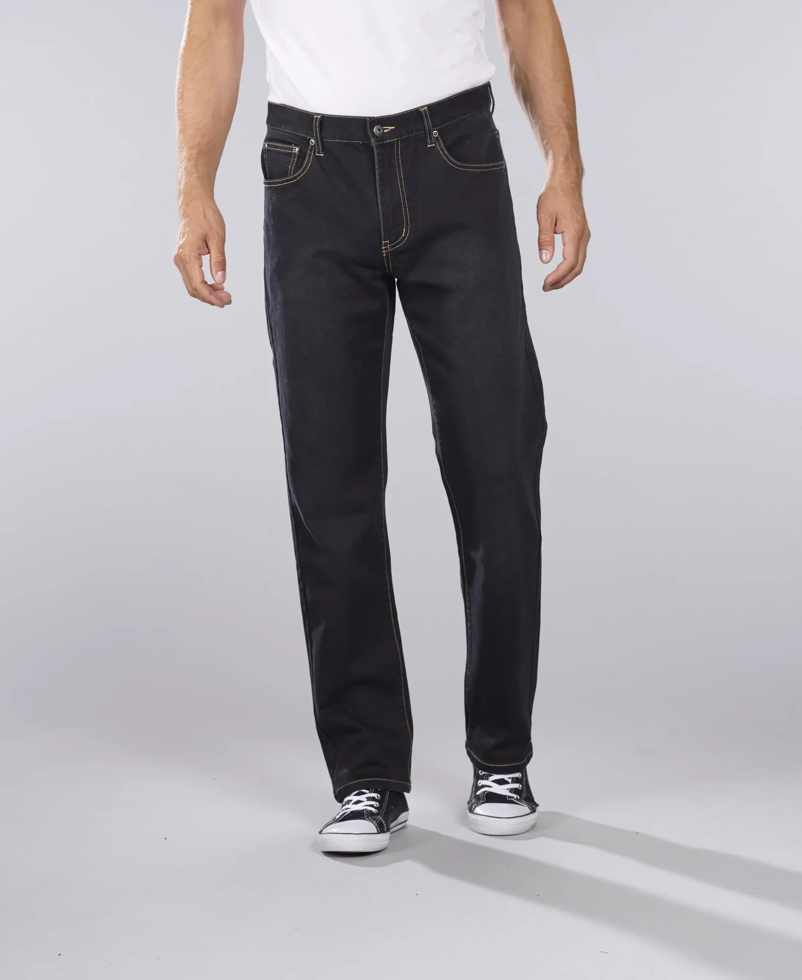Joggpants aus Stretchdenim, Farbe schwarz, Gr.50 - 2