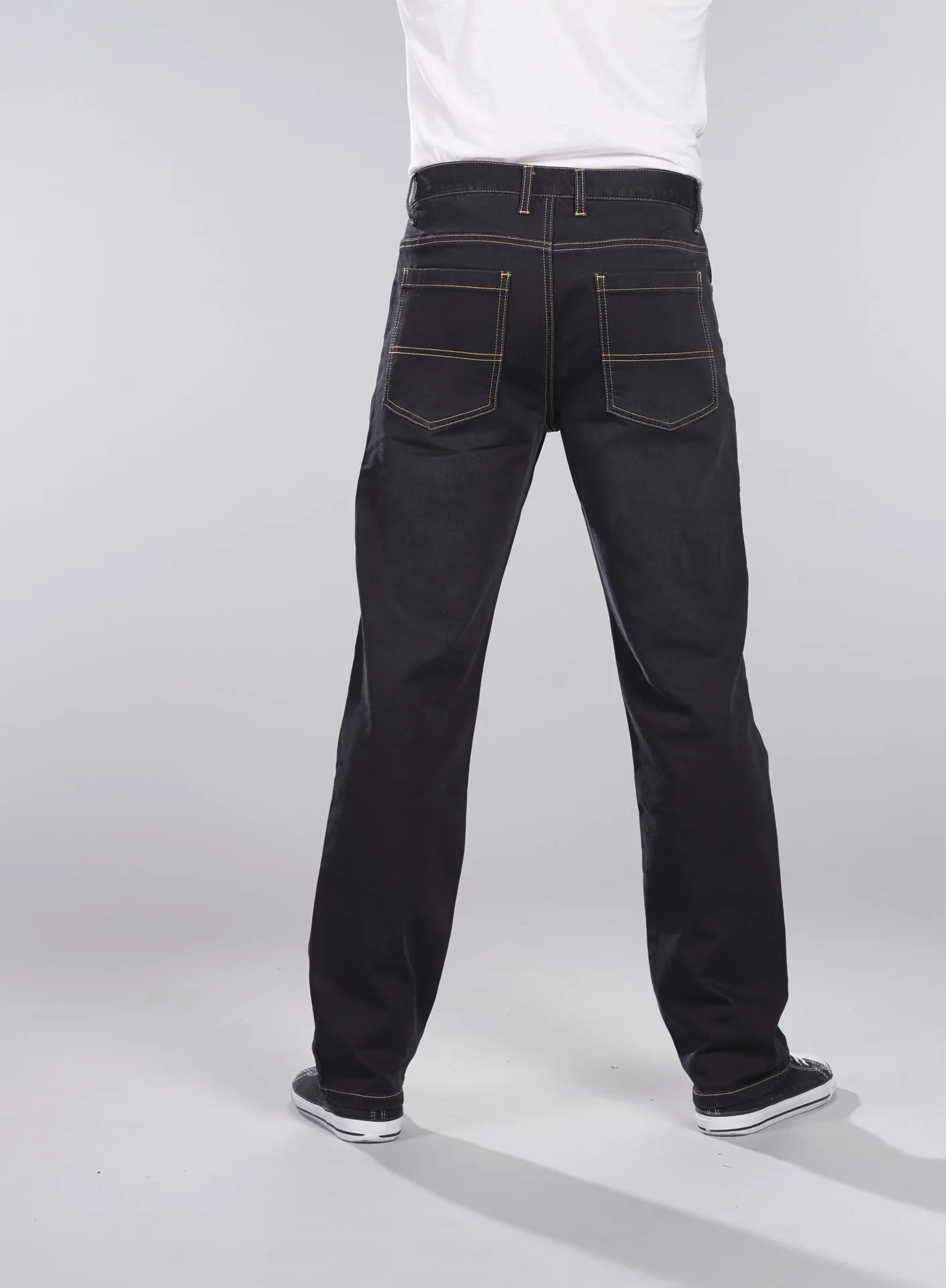 Joggpants aus Stretchdenim, Farbe schwarz, Gr.50 - 5