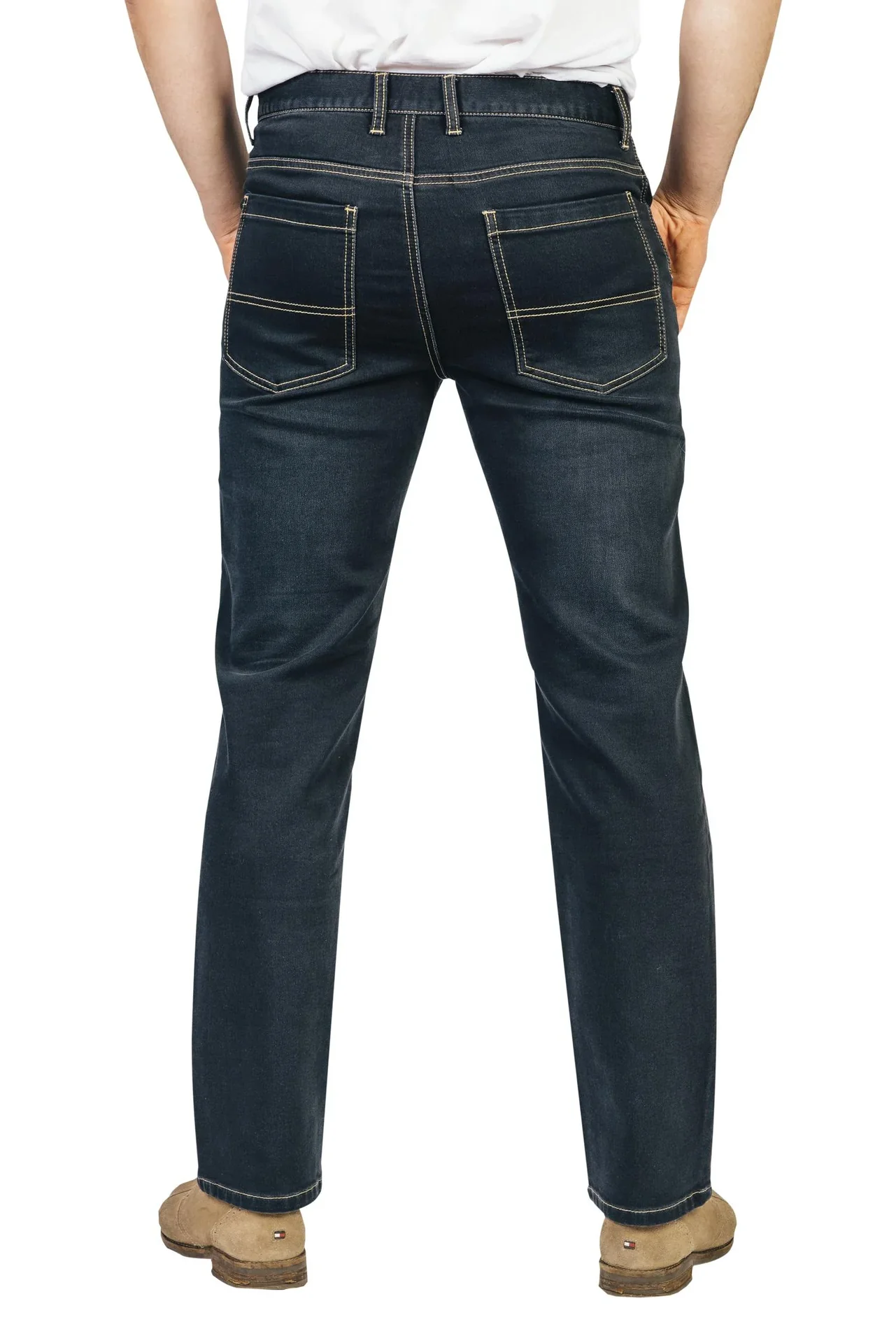 Joggpants aus Stretchdenim, Farbe schwarz, Gr.50 - 8