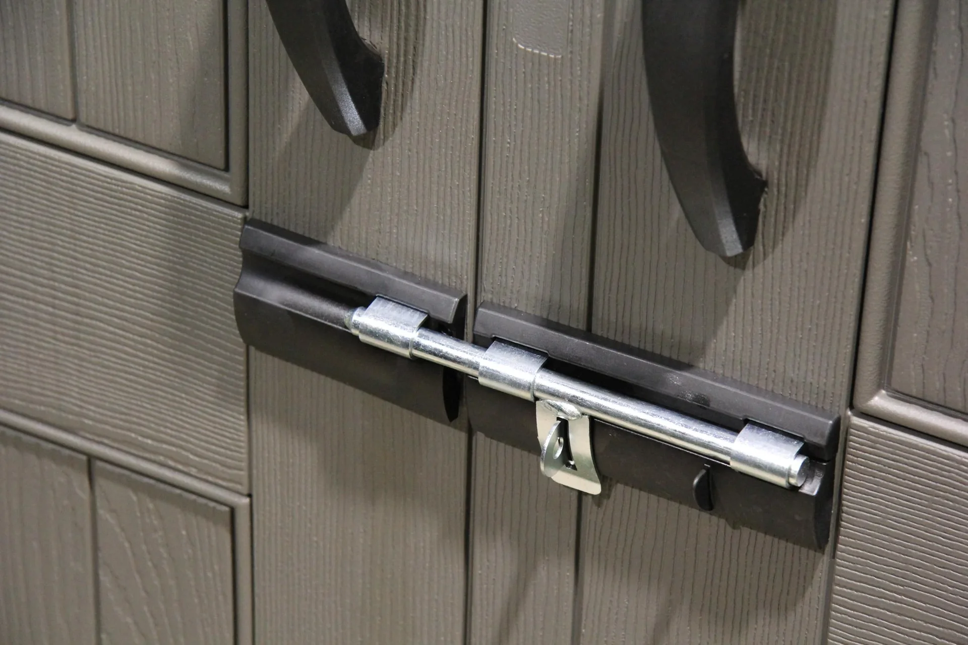 Kunststoff Gerätehaus Fox lichtgrau, 215x213x228 cm - 11