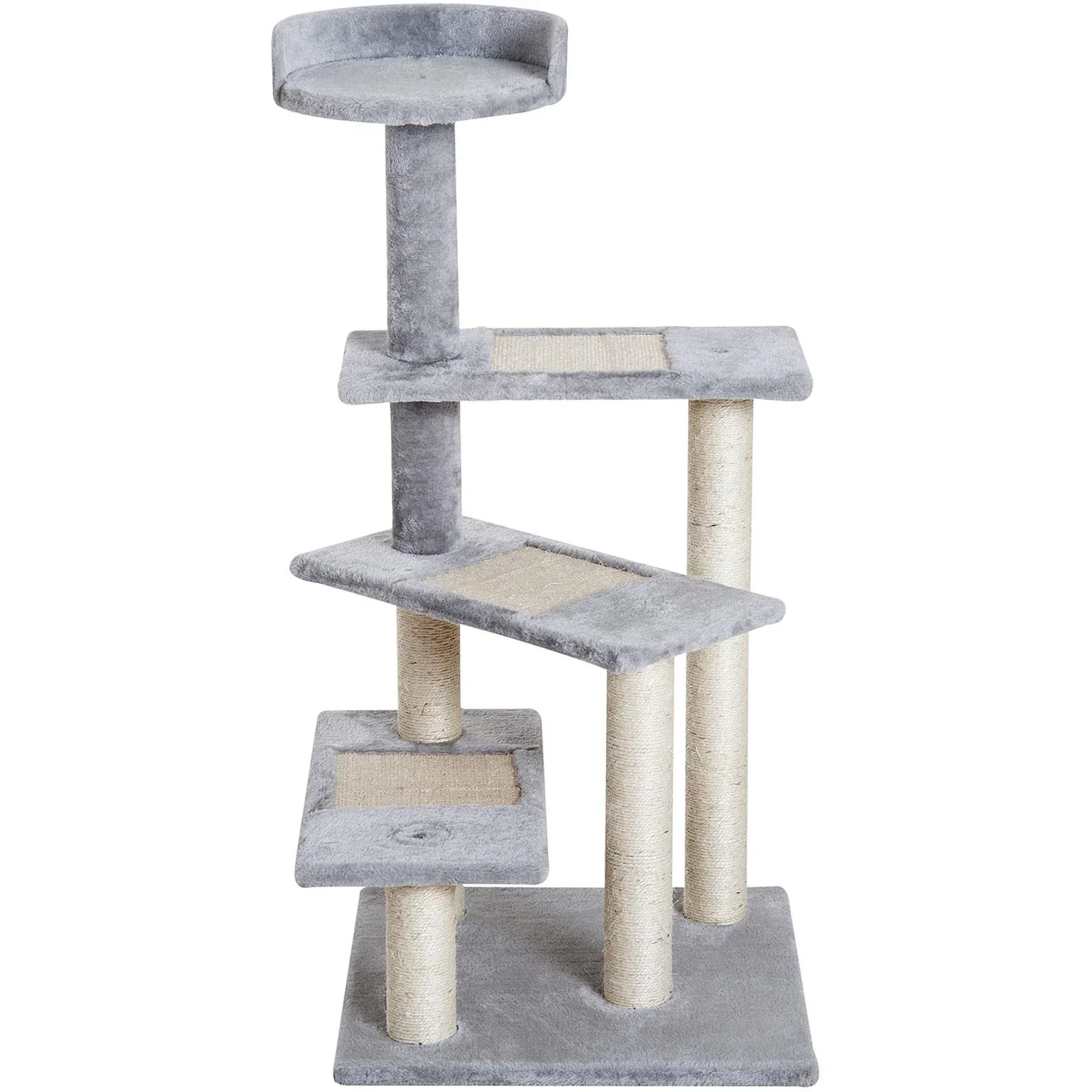Kratzbaum Katzenbaum Spielbaum Treppe 5 Schichte Grau - 3