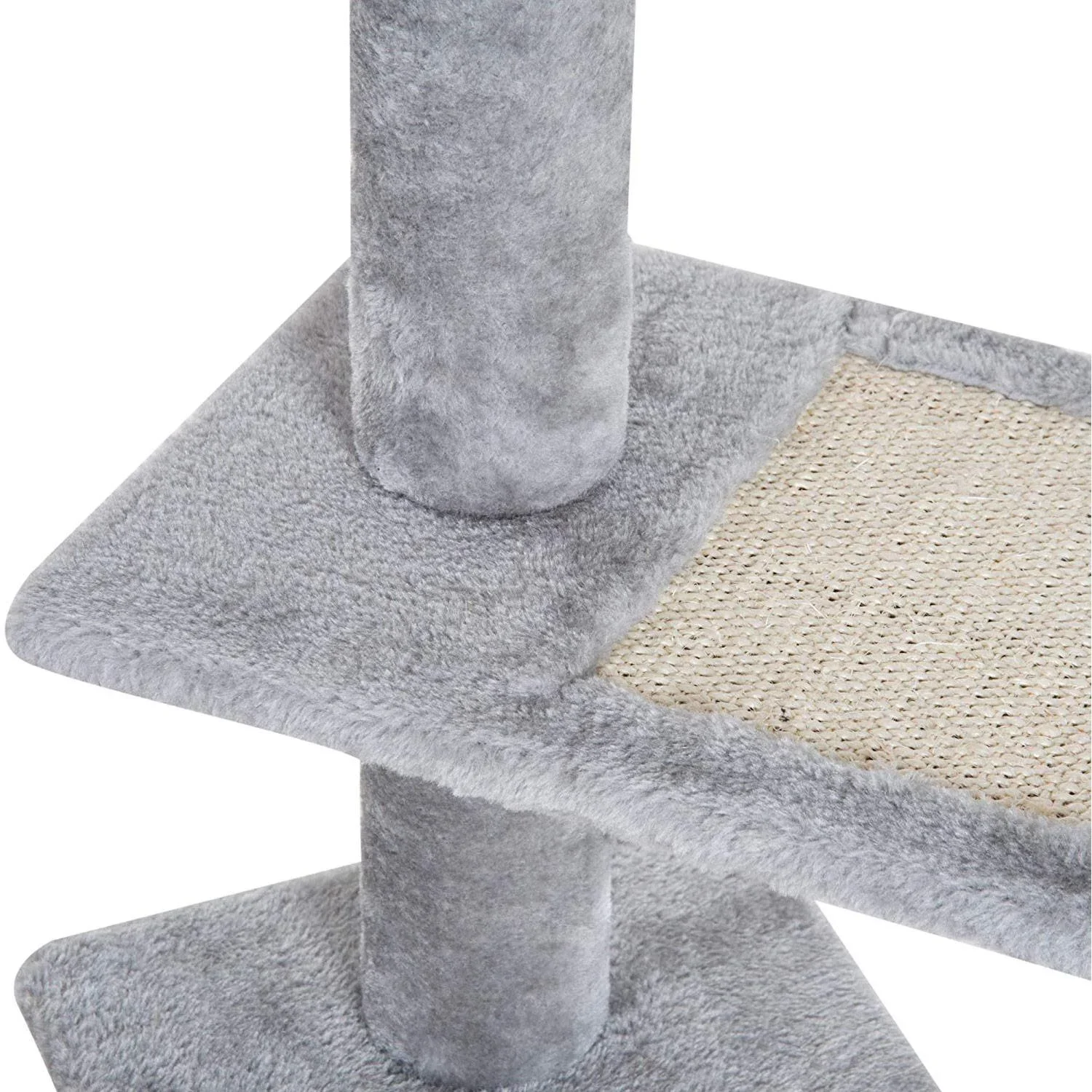 Kratzbaum Katzenbaum Spielbaum Treppe 5 Schichte Grau - 6