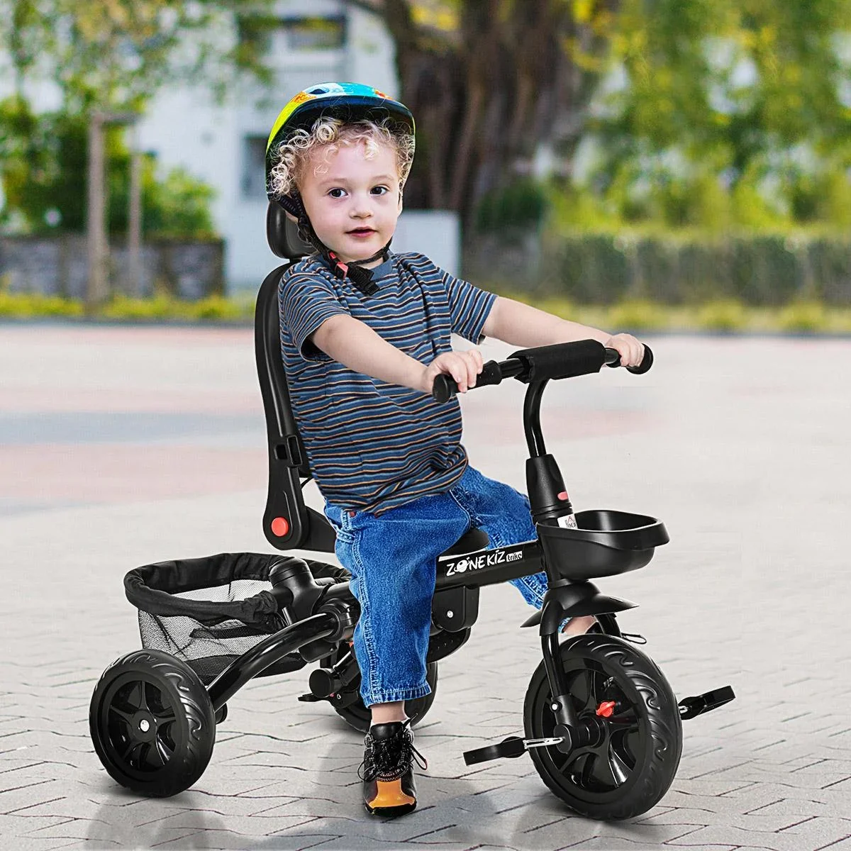 4-in-1 Kinderdreirad Kinderwagen - 2