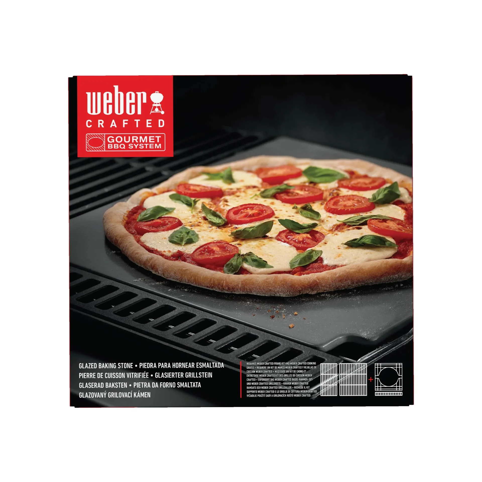 CRAFTED Glasierter Grillstein - Gourmet BBQ System - 3