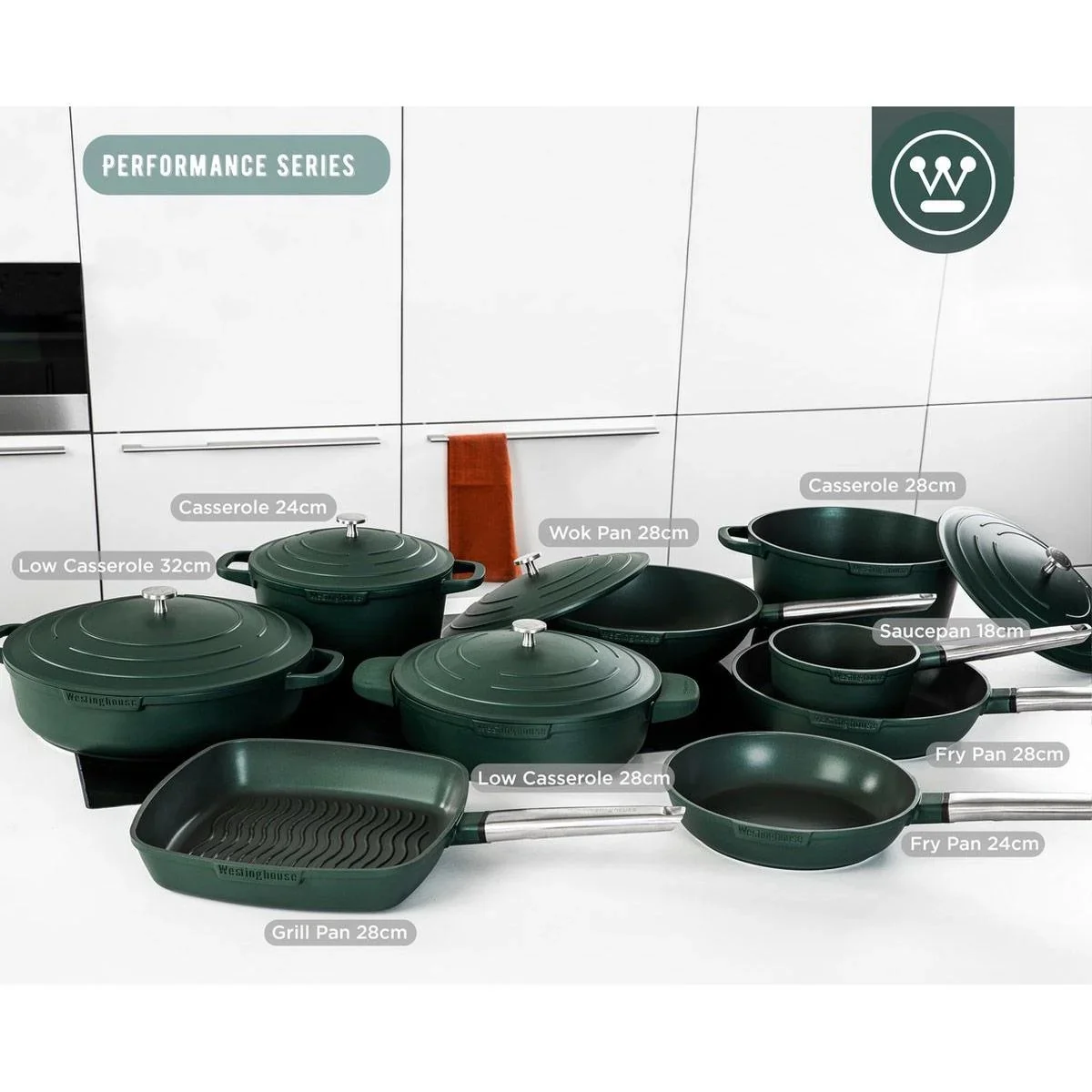 Performance Series Grillpfanne - Backofen geeignet - 28 cm - Grün - 2