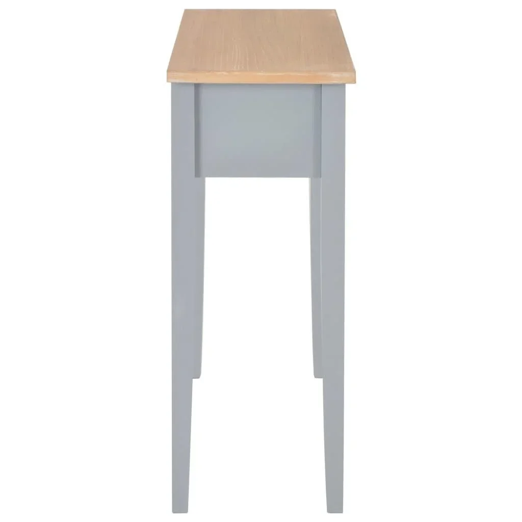 Beistelltisch 79x30x74 cm Holz grau - 0