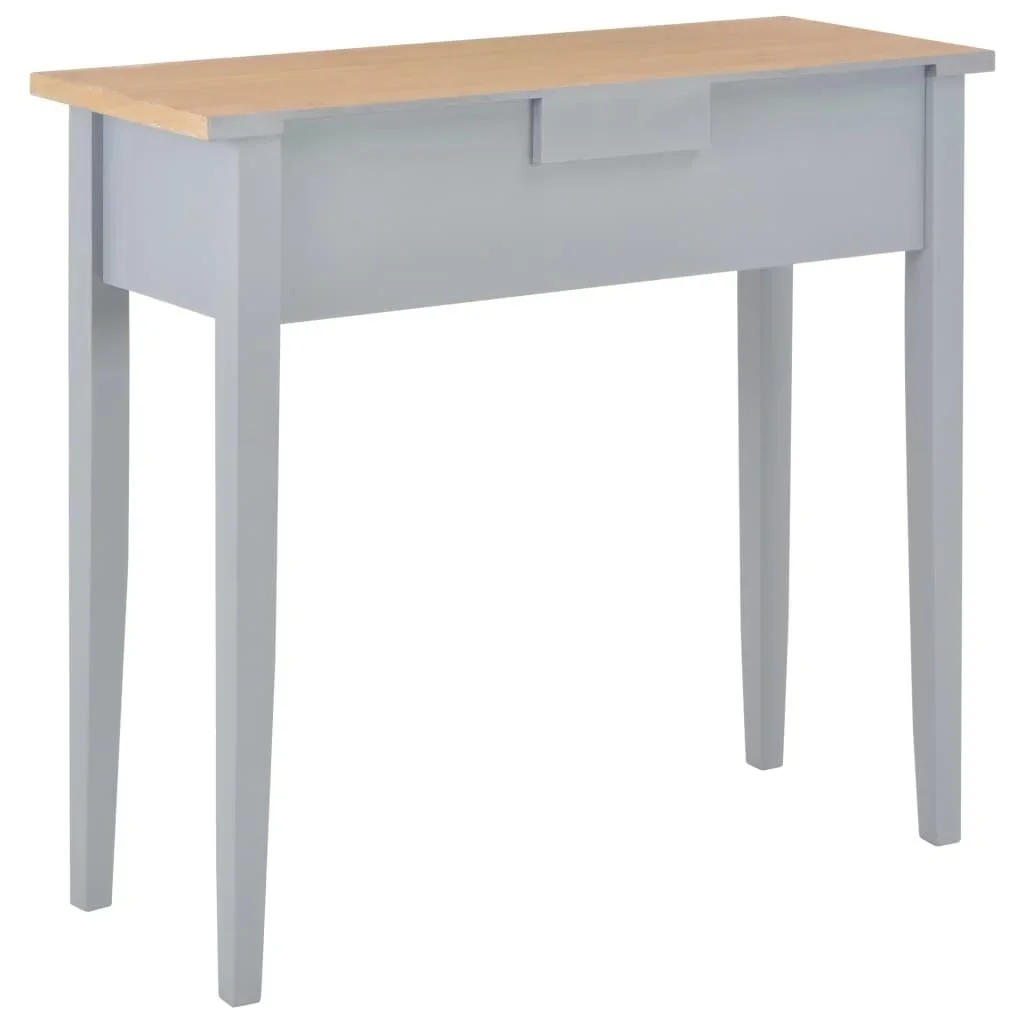 Beistelltisch 79x30x74 cm Holz grau - 4