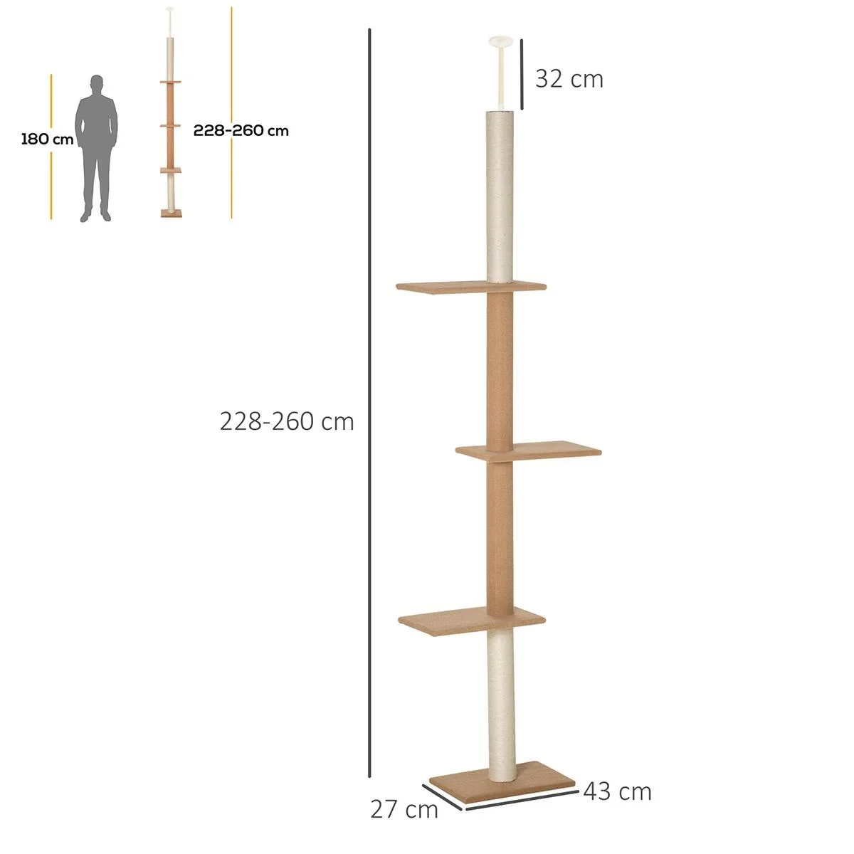 Kratzbaum Katzenbaum Kletterbaum f - 0