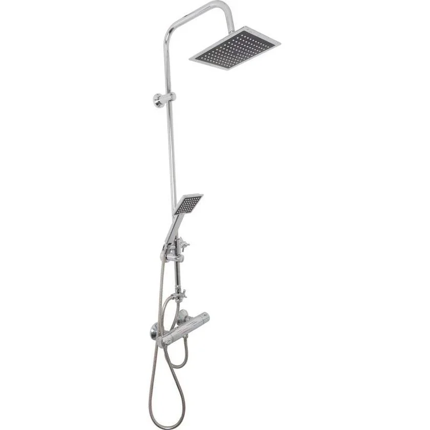 Luxus XL-Duschset mit Regendusche (quadratisch) - 2