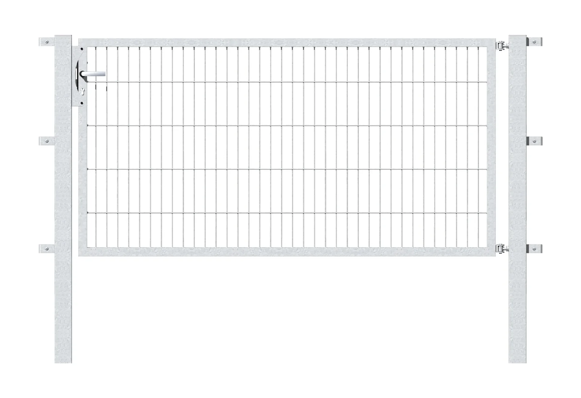 Einzeltor Flexo mit Zubehör, feuerverzinkt/ Breite 200 cm, Höhe 100 cm - 0