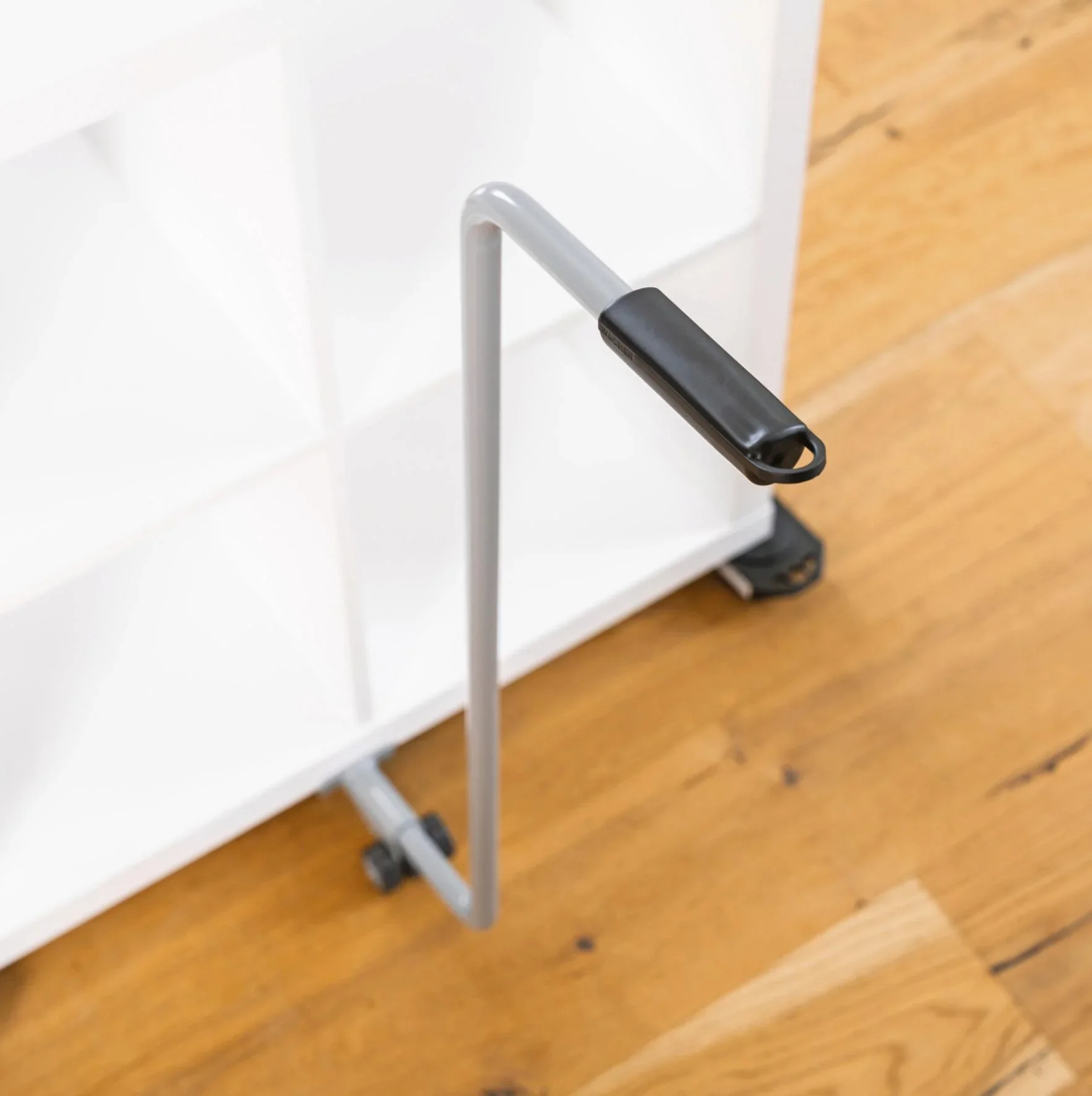 Transporthilfe MM 4122, 102 x 23 x 6,5 cm, softe Rollen Ø 40 mm, stehend, Umzugshelfer, Stahl, Tragkraft 150 kg - 2