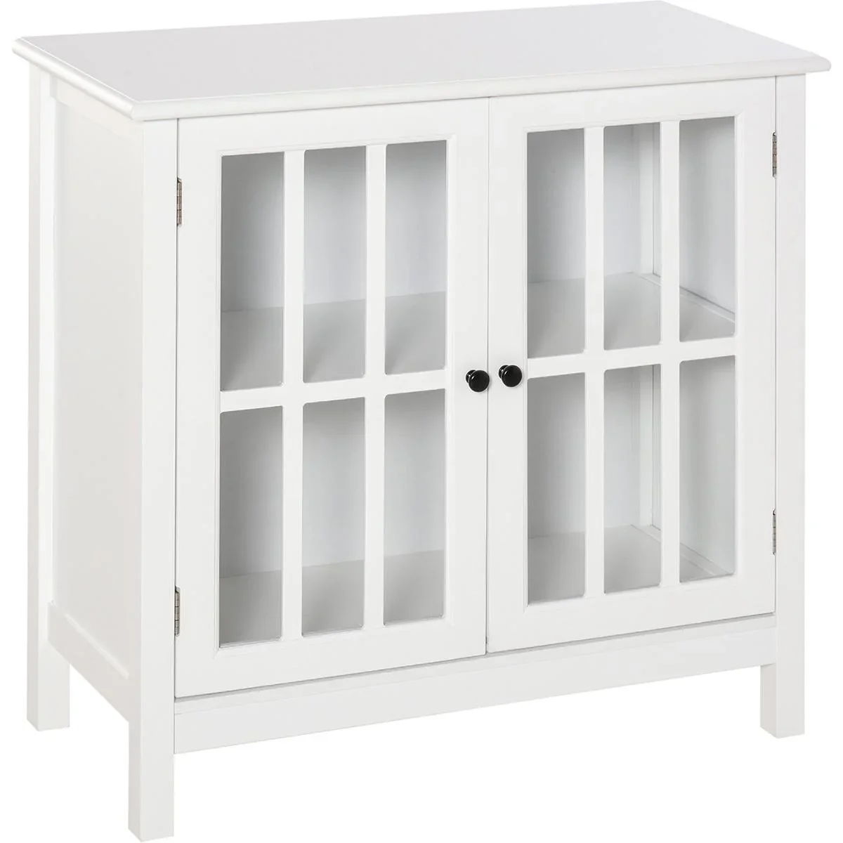 Küchenschrank mit Glastüren Weiß - 5