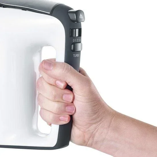 Handmixer - 400W - Weiß/Schwarz - 1