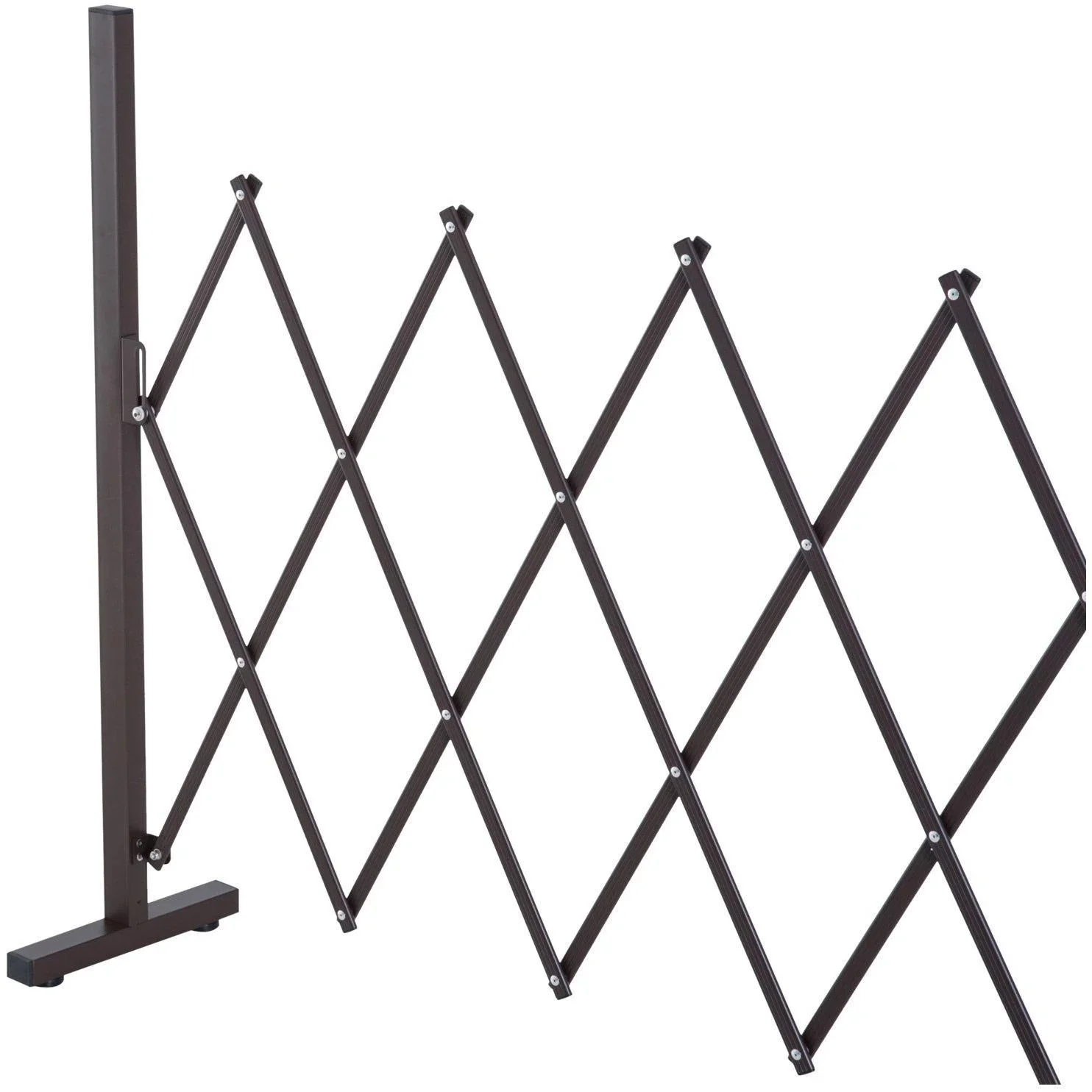 Scherengitter Absperrgitter Garten Braun 300cm - 1