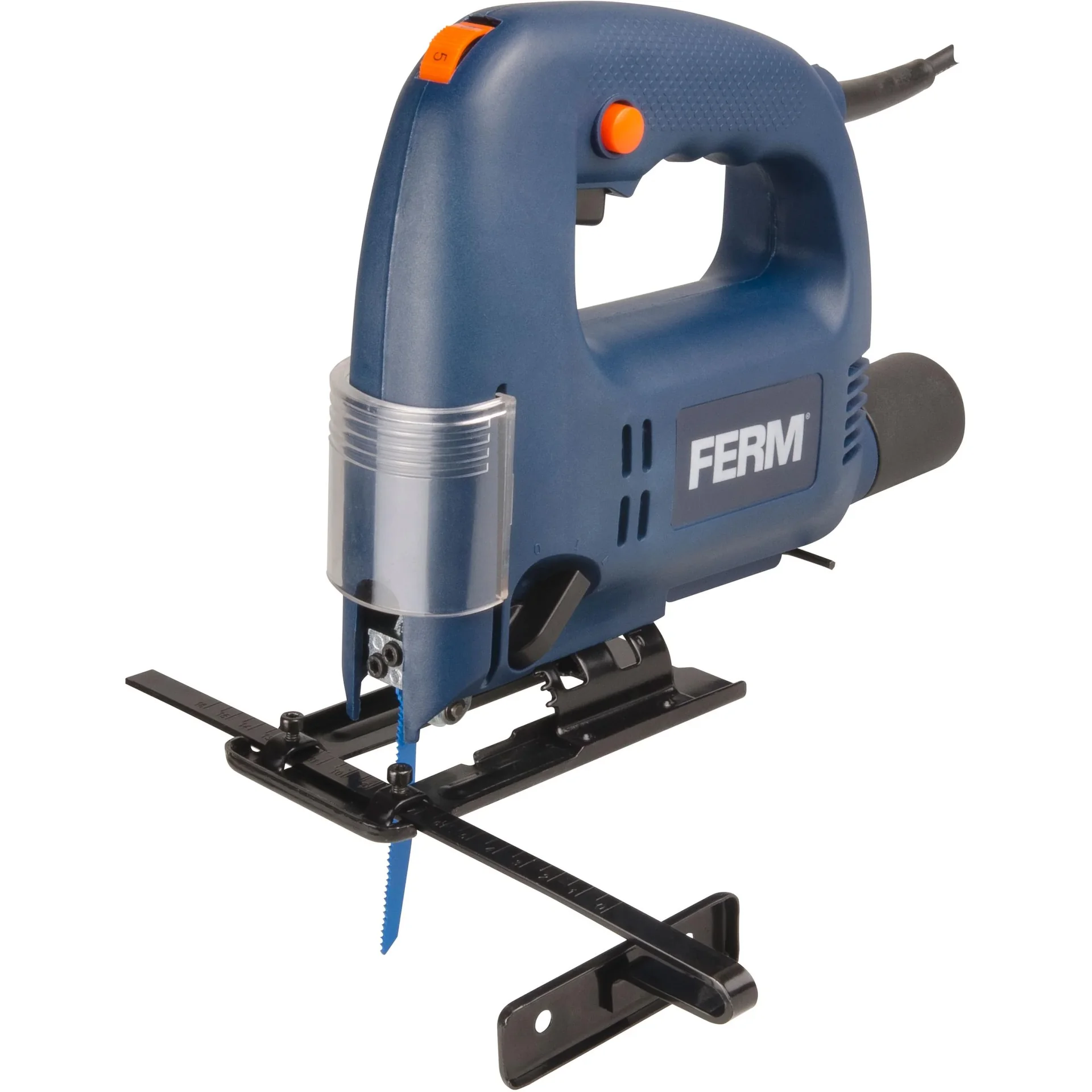 JSM1023 Stichsäge 570W - 4 Pendelpositionen - 45 Grad Einstellbar - Parallelführung - Mit 4 Sägeblätter und Vakuum-adapt - 0