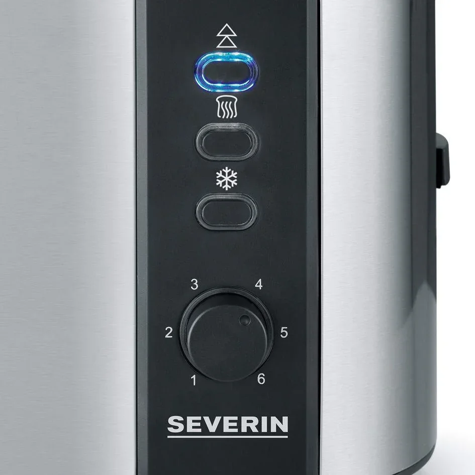 Toaster - 800 Watt - Silber - 3