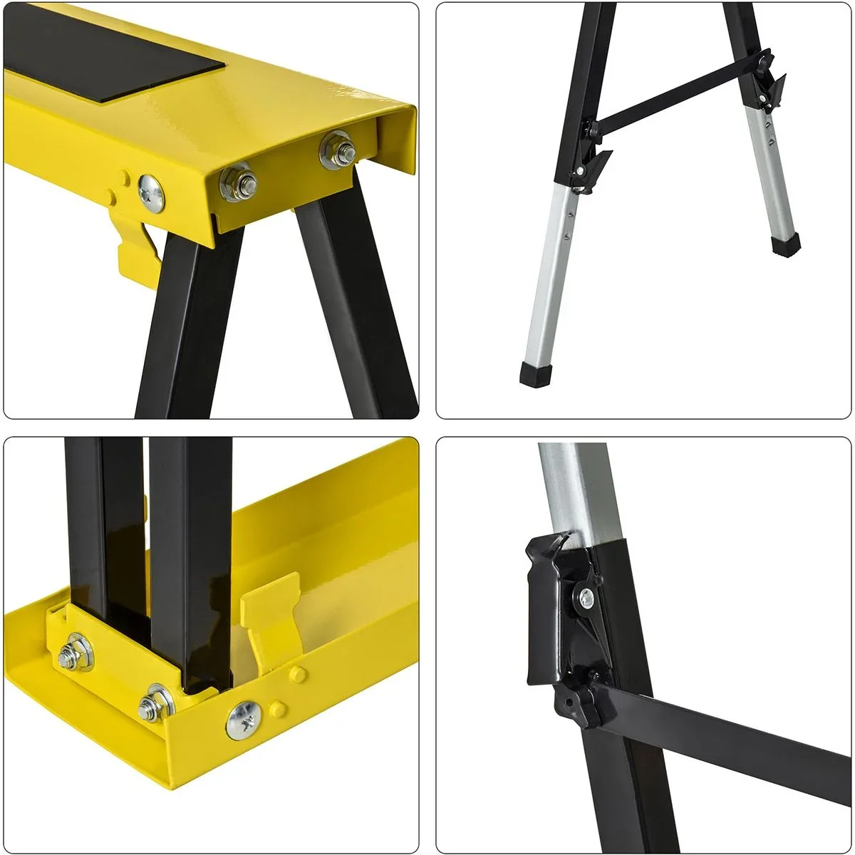 Arbeitsbock 2-er Set klappbar Gelb+Schwarz - 4