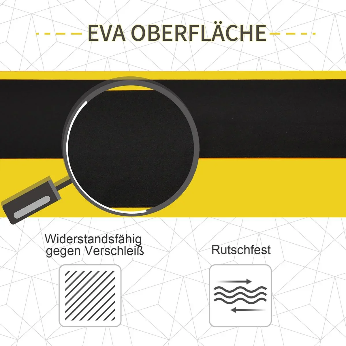 Arbeitsbock 2-er Set klappbar Gelb+Schwarz - 7