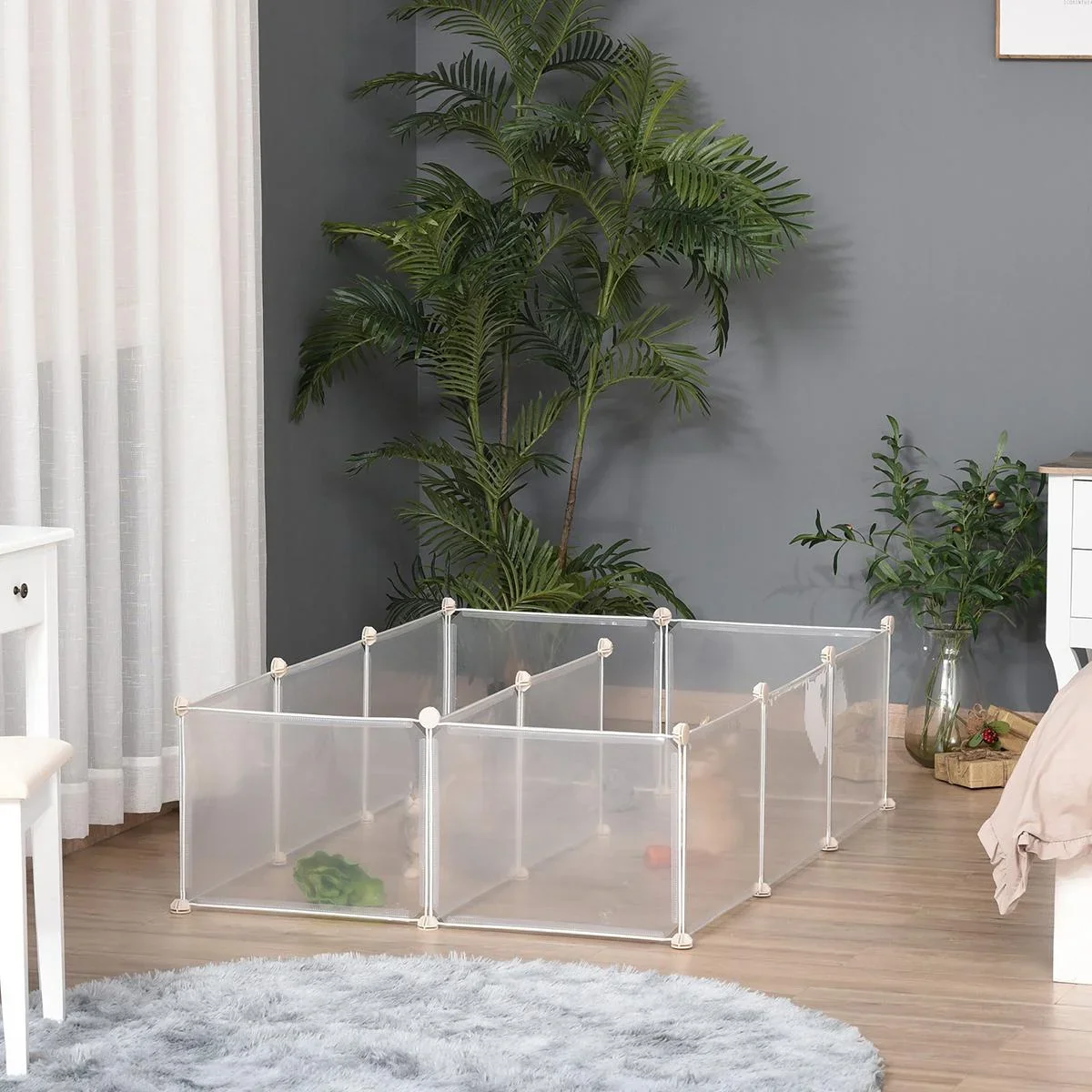 Laufgehege für kleine Haustiere weiß - 6