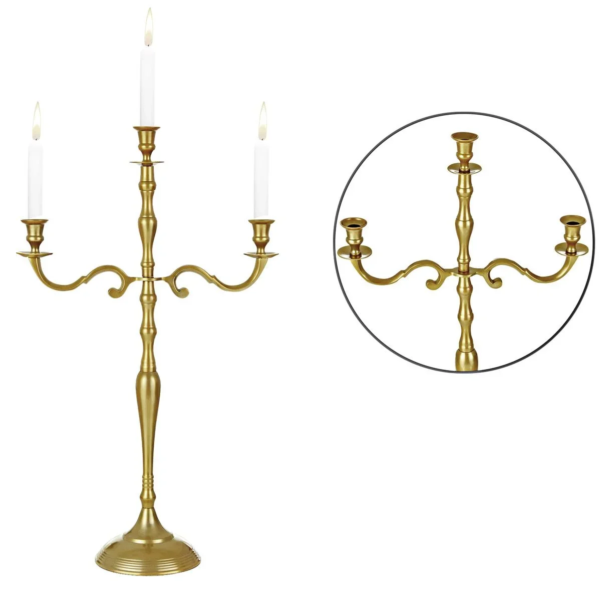 Kerzenleuchter 80cm gold - 7